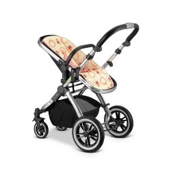 Baby Travel 3 In 1 Pram Systems IVogue Peach Luxury 3in1 Pram Stroller Travel System + Changing Bag + Carseat (Clearance)