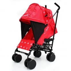 Limited Edition Strollers ISafe Media Viewing Bow Dots Stroller Buggy Complete Package (Clearance)