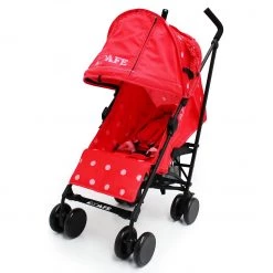 Limited Edition Strollers ISafe Media Viewing Bow Dots Stroller Buggy Complete Package (Clearance)
