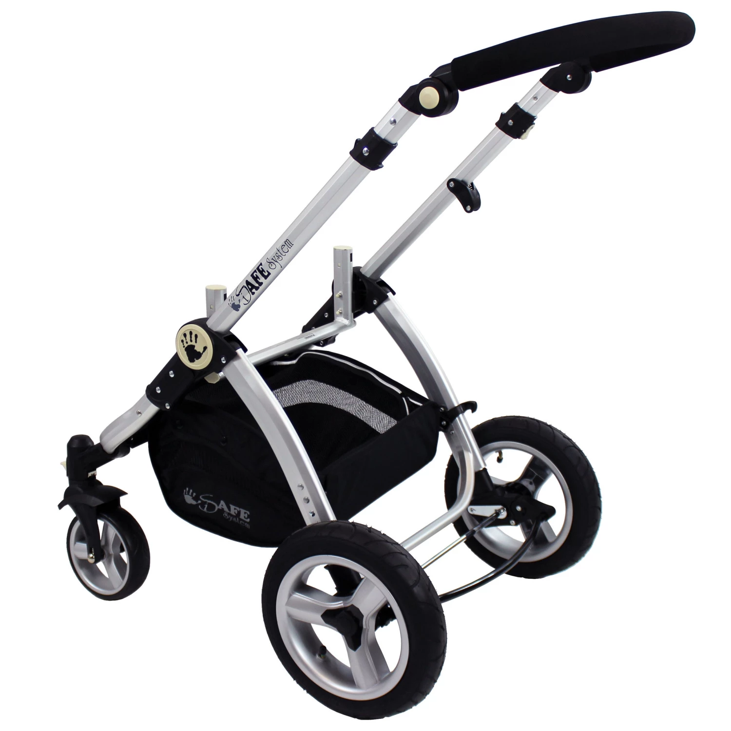 3 In 1 Pram Systems ISafe 3 In 1 Pram System Grey Pram Travel System And Carseat