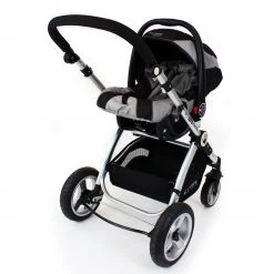 ISafe 3 In 1 Pram Travel System Black 3 In 1 Pram Systems