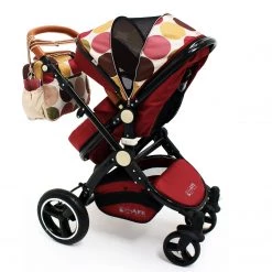ISafe Baby Pram System 3 In 1 Complete C&M Designs ISOFIX Base & Accessories