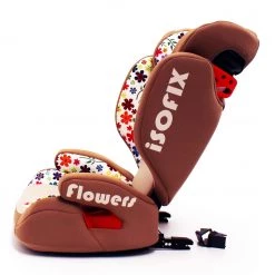 ISafe Carseat Kid Junior Isofix Group 2-3 FLOWERS 15-36kg Baby Child Toddler Car Seats Group 2, 3