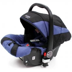 ISafe 3 In 1 Pram System - Navy (Dark Blue) Travel System + Carseat+Bedding
