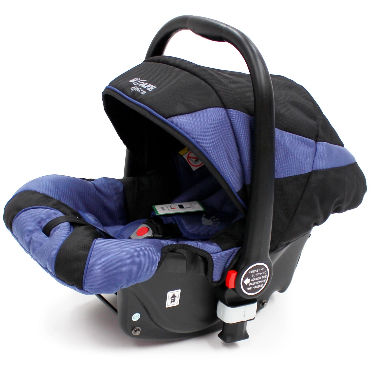 ISafe 3 In 1 Pram Travel System Navy (Dark Blue) With Carseat And Raincover 3 In 1 Pram Systems