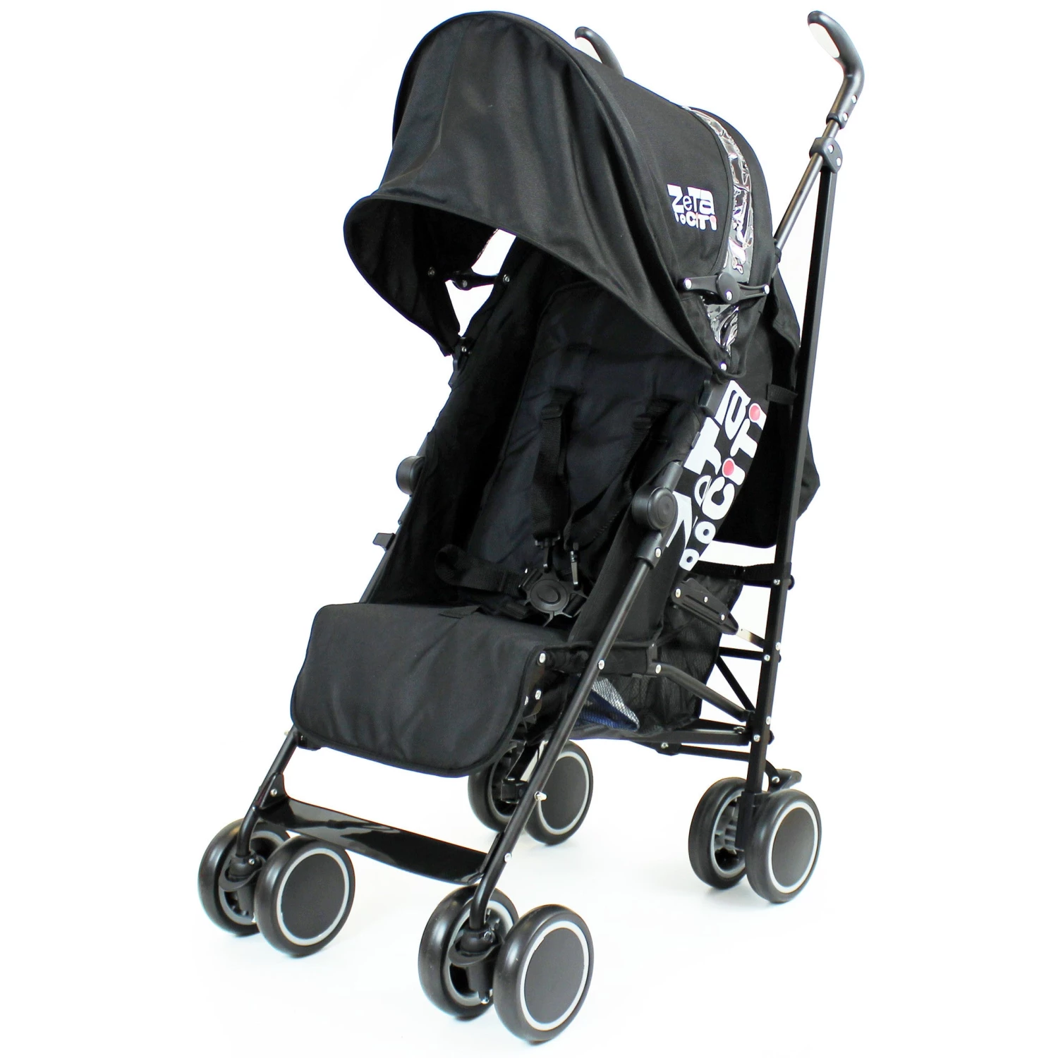 Zeta CiTi Stroller - Black From Birth Complete With Bag Strollers & Buggies