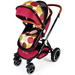 3 In 1 Pram Systems ISafe Baby Stroller Pram 3 In 1 - C&M Design - Complete With Car Seat + Raincovers