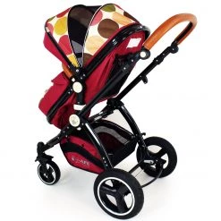 ISafe Baby Stroller Pram 3 In 1 - C&M Design (Complete With Car Seat And Bedding)
