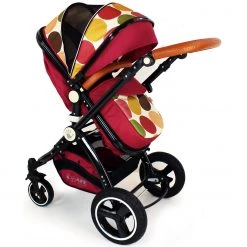 ISafe Baby Stroller Pram 3 In 1 - C&M Design (Complete With Car Seat And Bedding)