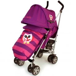 ISafe Buggy Stroller Pushchair Owl & Button With Footmuff & Raincover