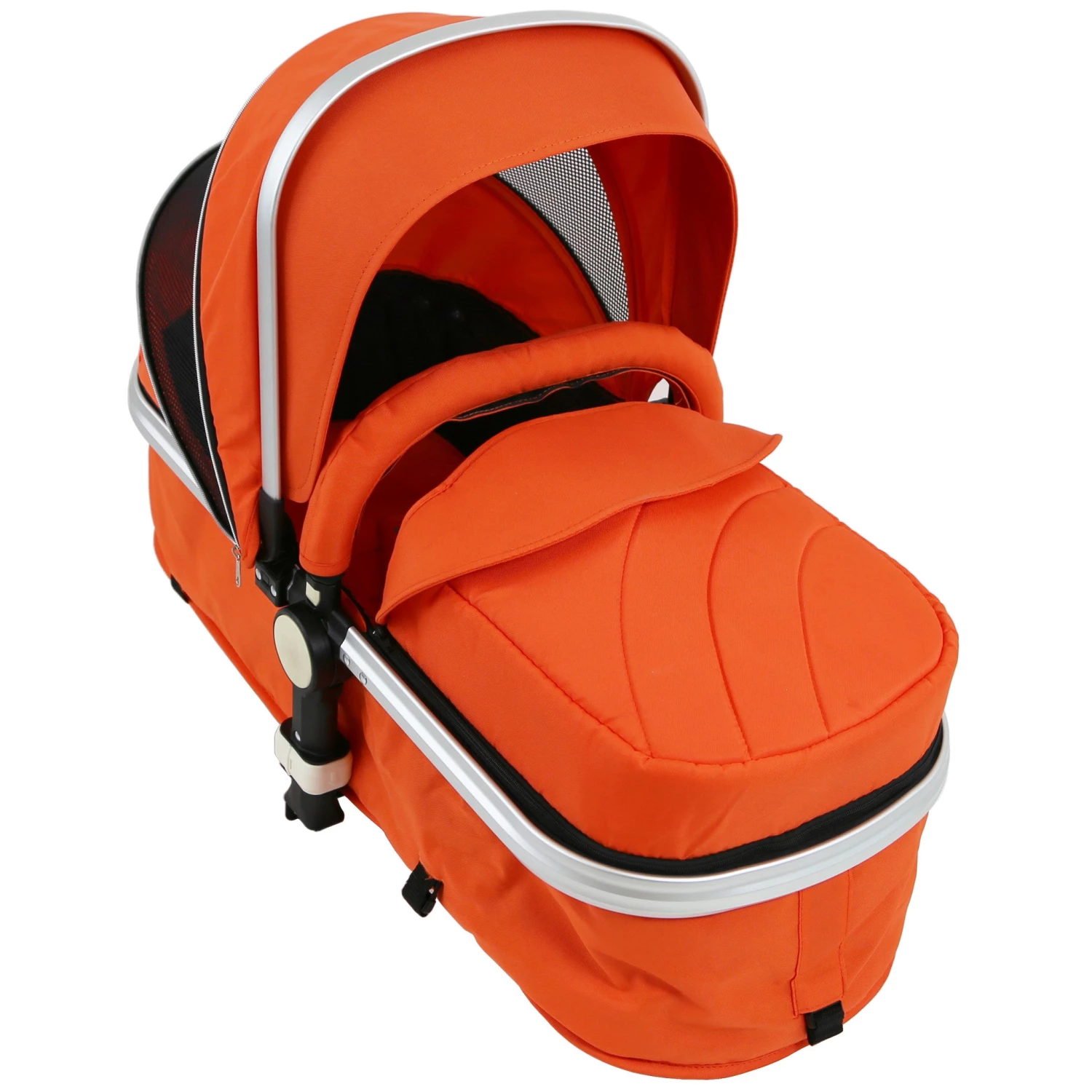 ISafe Complete Trio Travel System Pram & Luxury Stroller Orange (Clearance) 3 In 1 Pram Systems