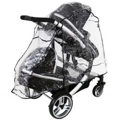 Baby Travel Universal Rain Cover, Carrycot, Tandem,Side By Side, Carseat, Stroller, Pramette 3 In 1 Pram System Rain Covers