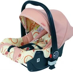 IVogue Peach Luxury 3in1 Pram Stroller Travel System (Complete With Carseat)