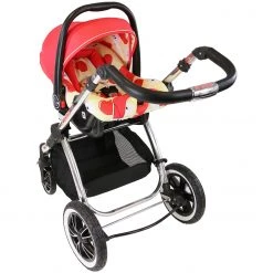 IVogue Apple Luxury 3in1 Pram Stroller Travel System (Changing Bag + Carseat + Isofix Base + Raincover) 3 In 1 Pram Systems