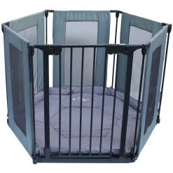 Stair Gates SALE!!! ISafe FABRIC Metal Baby Playpen 3in1 FireGuard Room Divider Safety Gate