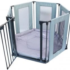 Stair Gates SALE!!! ISafe FABRIC Metal Baby Playpen 3in1 FireGuard Room Divider Safety Gate