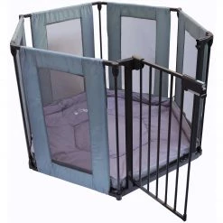 Stair Gates SALE!!! ISafe FABRIC Metal Baby Playpen 3in1 FireGuard Room Divider Safety Gate