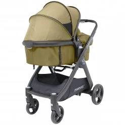 3 In1 Pram System And Pushchair All Terrain ISafe Marvel SandStone