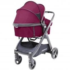 2 IN 1 Prams ISafe Marvel 3 In 1 Complete Pram System Pushchair And Carseat Marrone