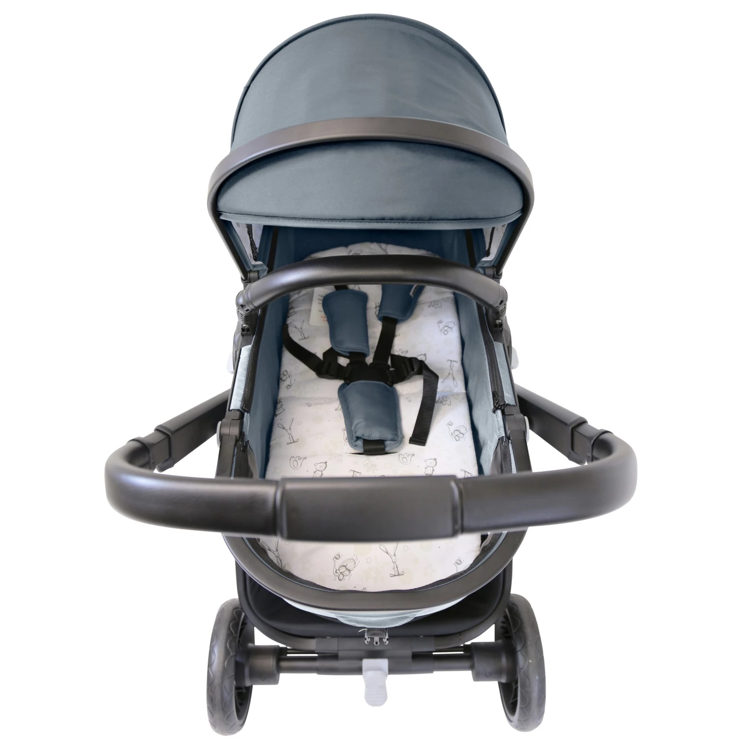 ISafe 3 In 1 Mode Marvel Travel System And Carseat - Charcoal Black