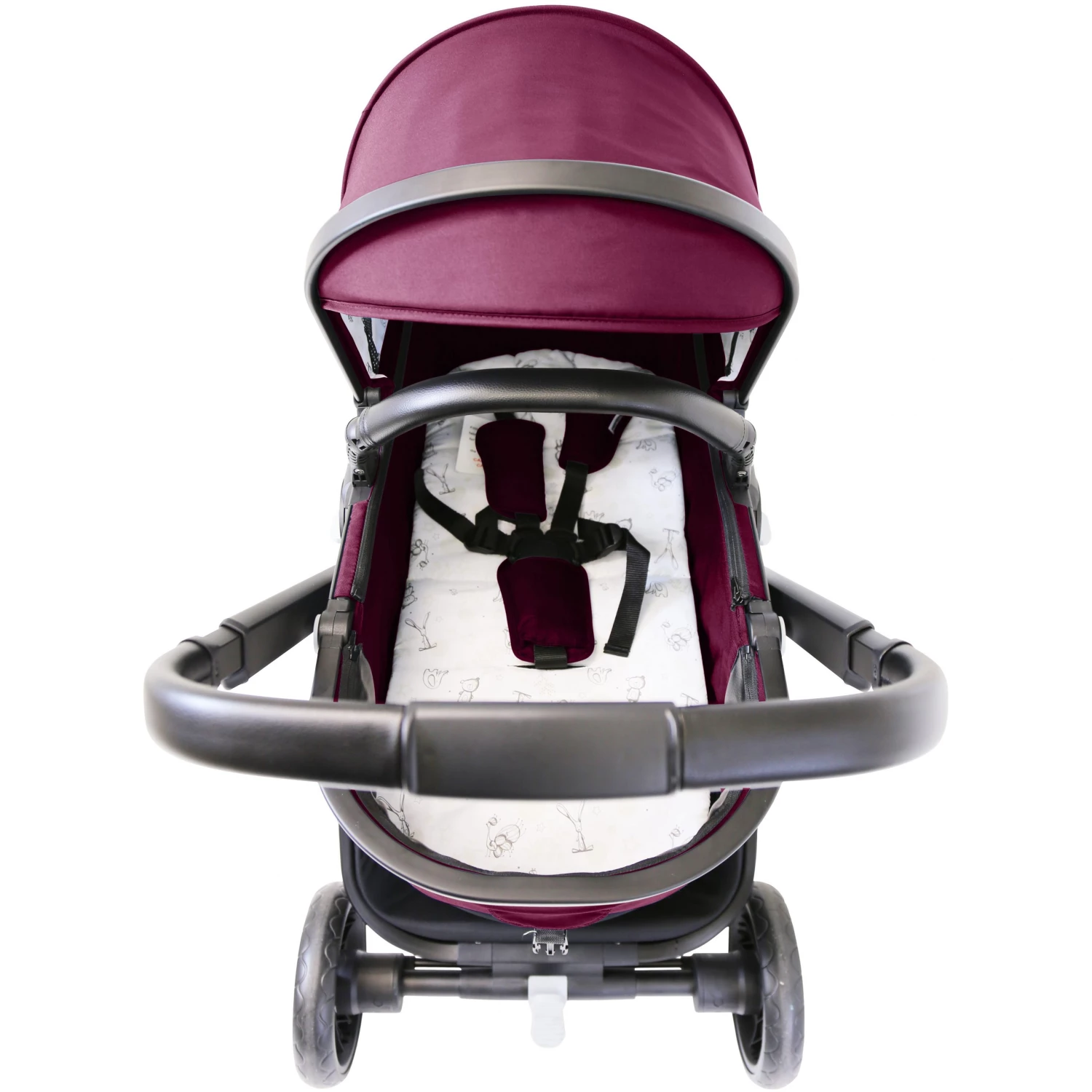 2 IN 1 Prams ISafe Marvel 3 In 1 Complete Pram System Pushchair And Carseat Marrone