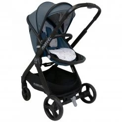 ISafe 3 In 1 Mode Marvel Travel System And Carseat - Charcoal Black