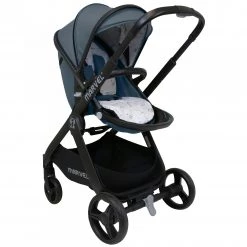 ISafe Marvel 3 In 1 Complete Pram System Pushchair And Carseat - Charcoal Black