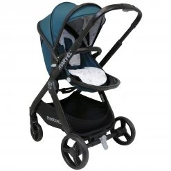 3 In 1 Pram Travel System Pushchair All Terrain ISafe Marvel Teal Marvel 3 In 1 Prams