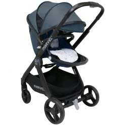 ISafe Marvel 3 In 1 Pram Travel System And Carseat Charcoal Black