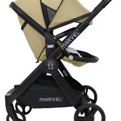 3 In1 Pram System And Pushchair All Terrain ISafe Marvel SandStone