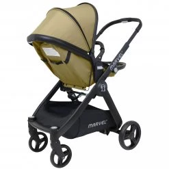 3 In1 Pram System And Pushchair All Terrain ISafe Marvel SandStone