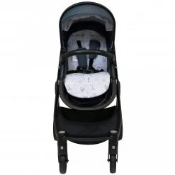 ISafe Marvel 3 In 1 Complete Pram System Pushchair And Carseat - Charcoal Black