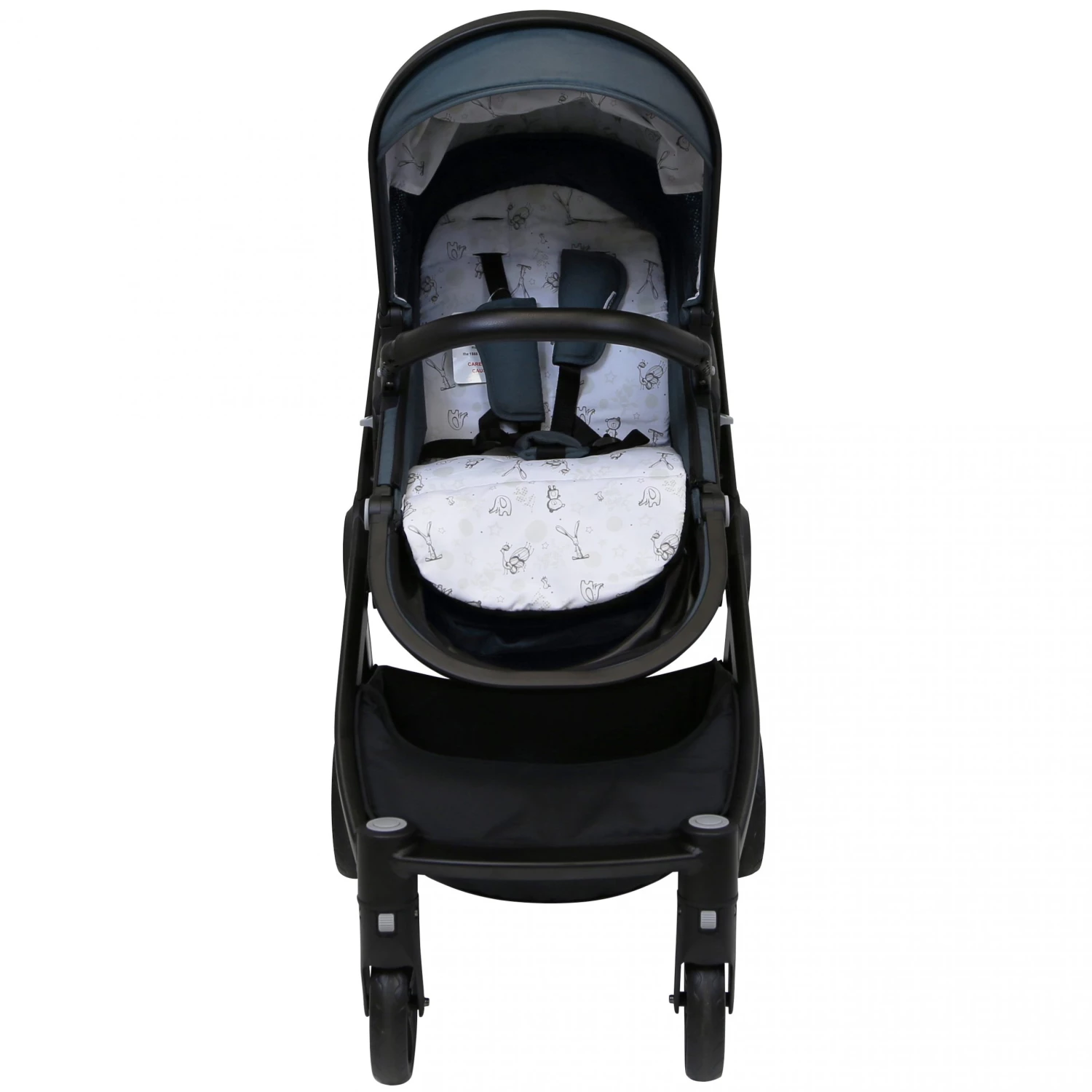ISafe Marvel 3 In 1 Pram Travel System And Carseat Charcoal Black