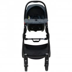 ISafe Marvel 3 In 1 Complete Pram System Pushchair And Carseat - Charcoal Black