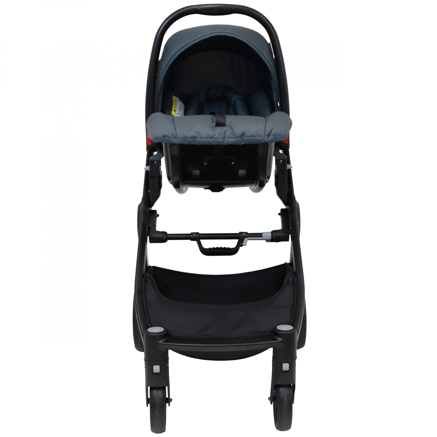 ISafe Marvel 3 In 1 Complete Pram System Pushchair And Carseat - Charcoal Black