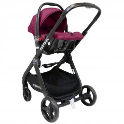 2 IN 1 Prams ISafe Marvel 3 In 1 Complete Pram System Pushchair And Carseat Marrone