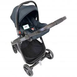 Travel Systems 3 In 1 Pram Travel System Pushchair All Terrain ISafe Marvel Charcoal Black