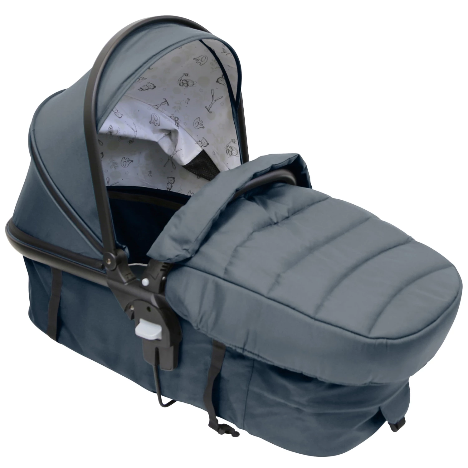 ISafe Marvel 3 In 1 Pram Travel System And Carseat Charcoal Black