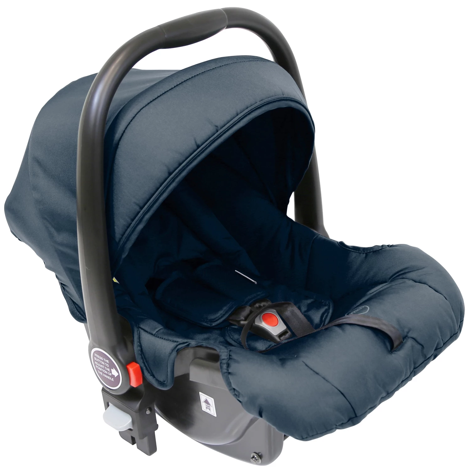 ISafe Marvel 3 In 1 Complete Pram System Pushchair And Carseat - Charcoal Black