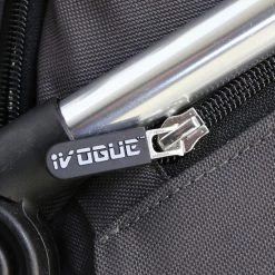 IVogue Silver Shadow 3in1 Pram Stroller Travel System (Inc. Car Seat & Isofix Base & Bag) IVogue 3 In 1 Prams