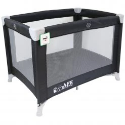 ISafe Roll & Play (96 Cm X 66 Cm) Luxury Travel Cot / Playpen - (Black)