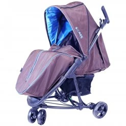Strollers & Buggies ISafe Visual 3 Wheeler Compact Baby Stroller Blue Complete Package