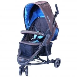 ISafe 3 Wheeler Baby Stroller Unisex Blue Visual 3 Compact Stroller Strollers & Buggies