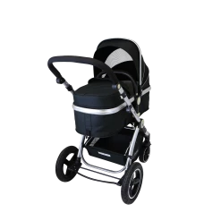 ISafe 3 In 1 Pram Travel System (Black) Travel Systems