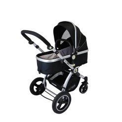 ISafe 3 In 1 Pram Travel System (Black) Travel Systems