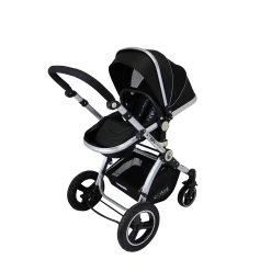 ISafe 3 In 1 Pram Travel System (Black) Travel Systems