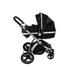 ISafe 3 In 1 Pram Travel System (Black) Travel Systems