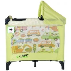 ISafe Mini Travel Cot With Bassinet And Canopy - City Break 81 X 56 X 84 Cm Mini Travel Cots (Space Saver)