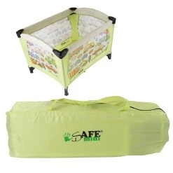 ISafe Mini Travel Cot With Bassinet And Canopy - City Break 81 X 56 X 84 Cm Mini Travel Cots (Space Saver)
