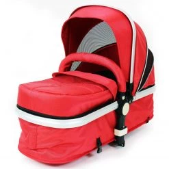 3 In 1 Pram Systems ISafe 3 In 1 Warm Red Travel System (Warm Red + Raincovers)